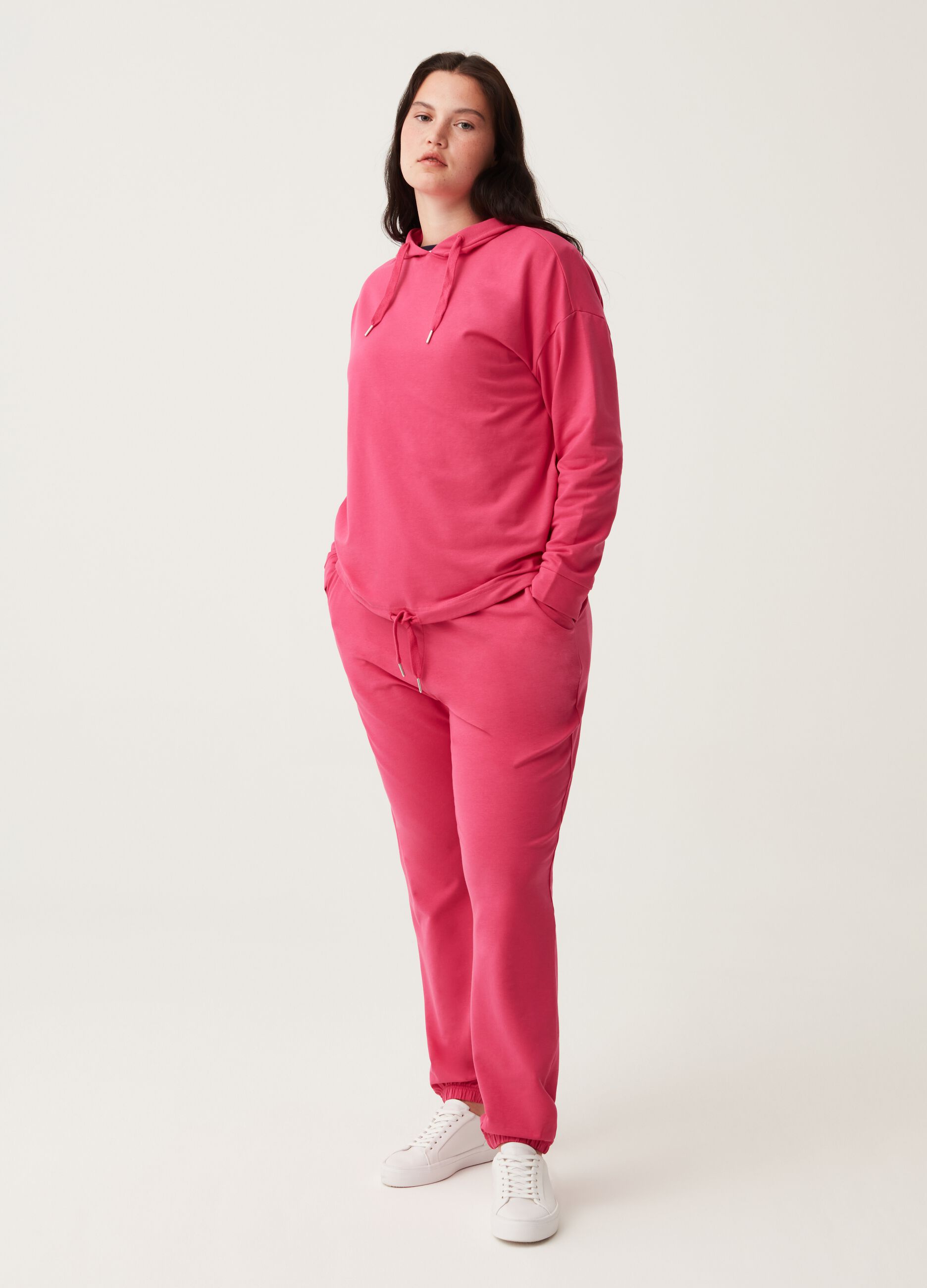 Joggers in felpa con coulisse Curvy MYA_0