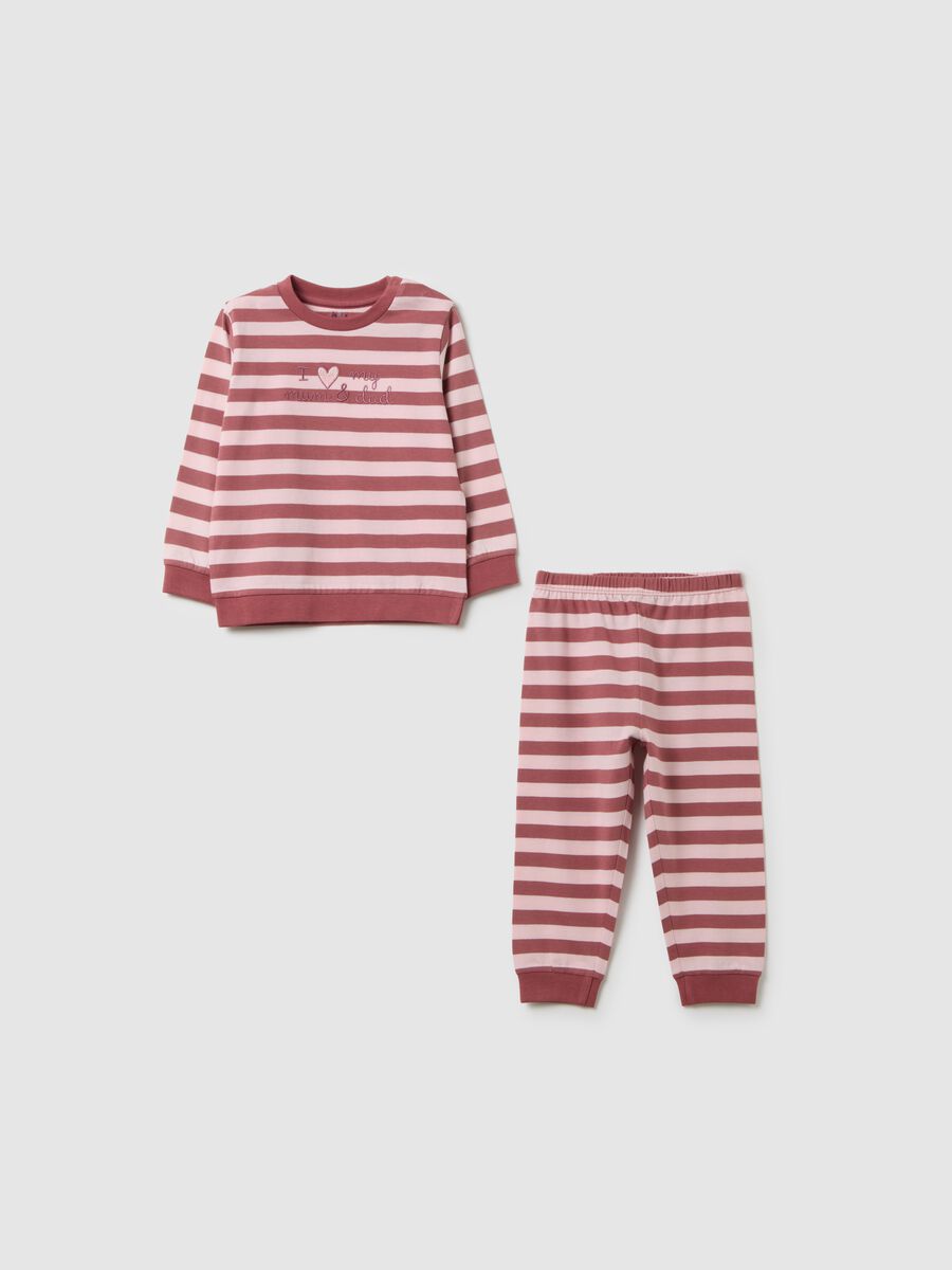 Pigiama da neonato in puro cotone multicolor regular fit_0