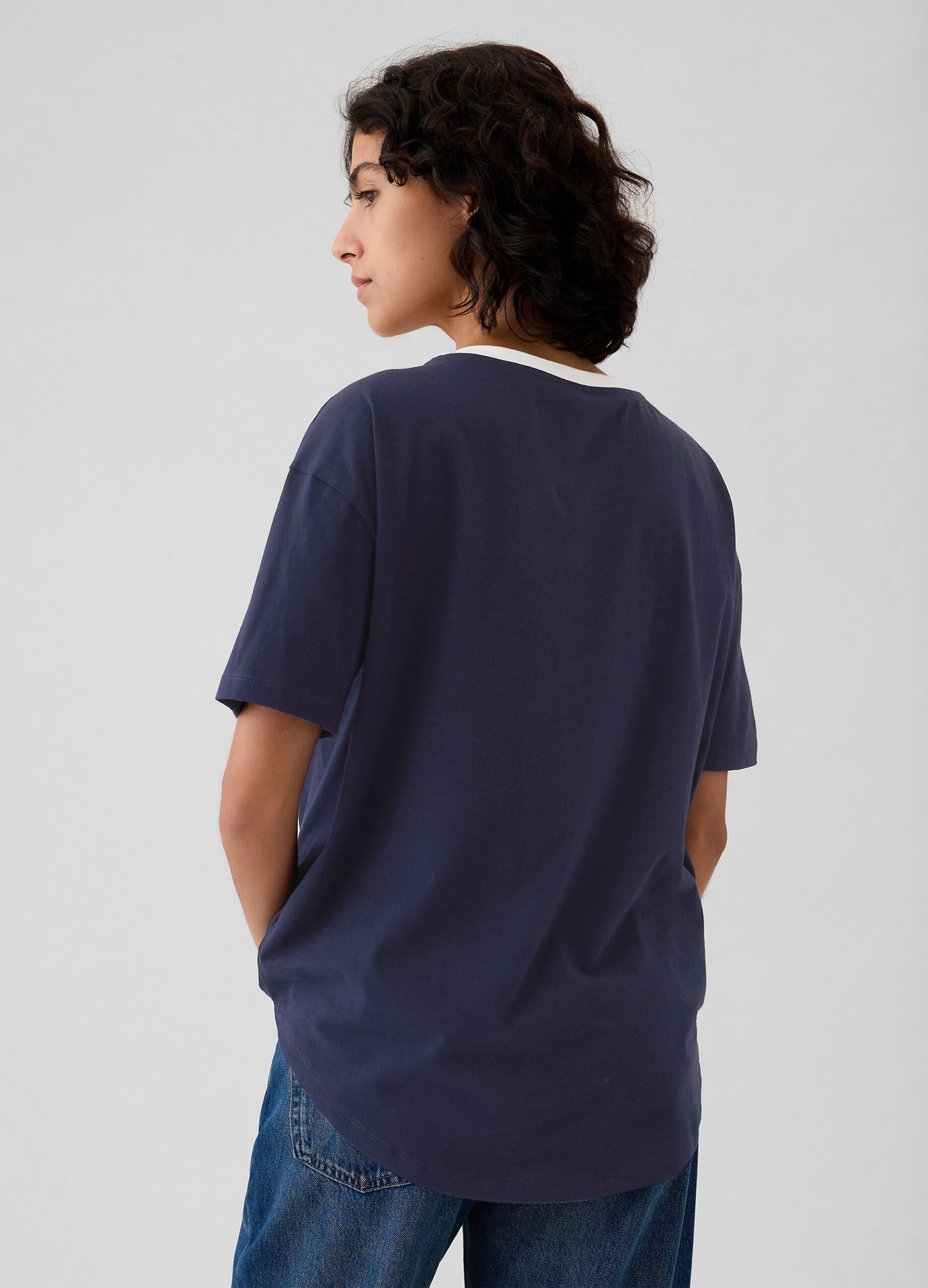 T-shirt in cotone bio stampa logo Athletic Dept.