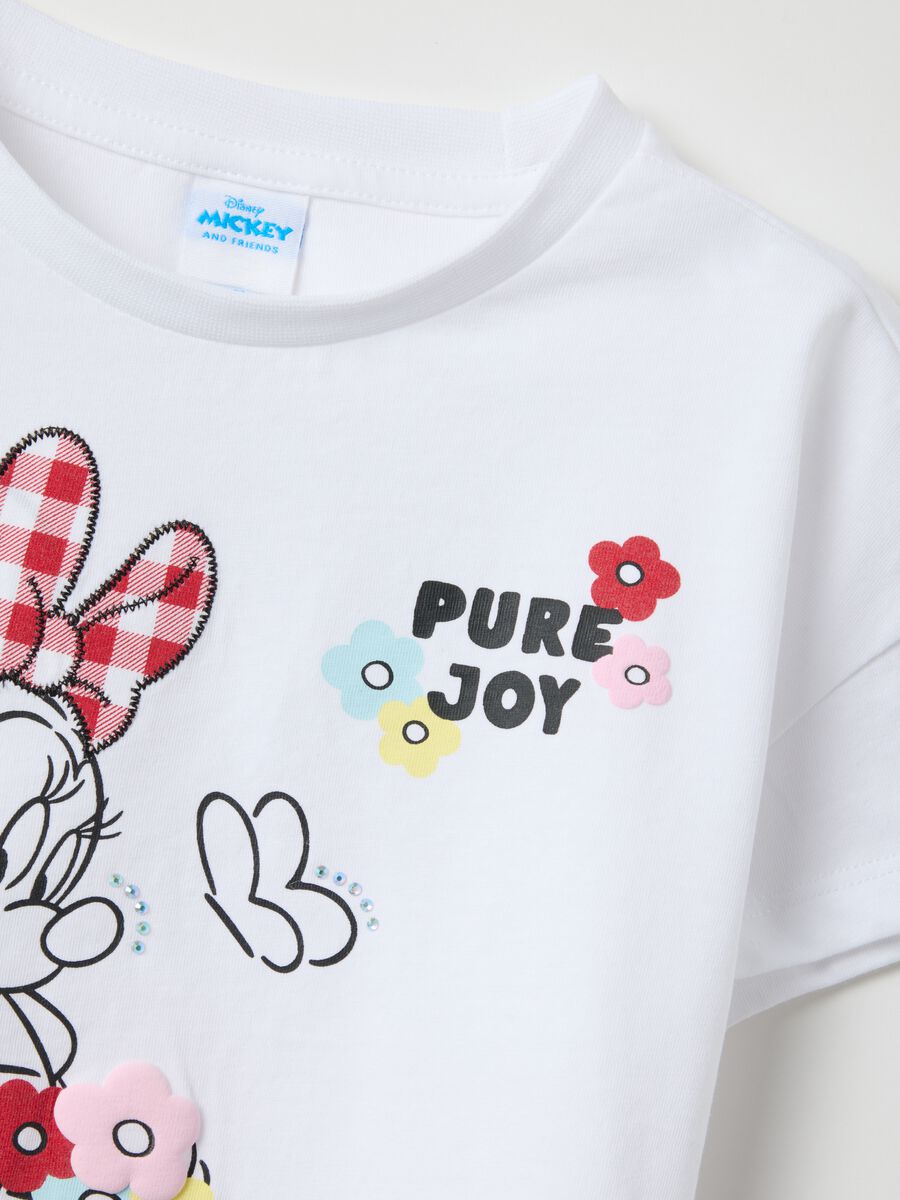 Completo in puro cotone multicolor da bambina regular fit con Minnie_2