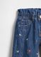 Blue paper bag jeans for girls_3