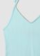 Light blue pure cotton ribbed top_1