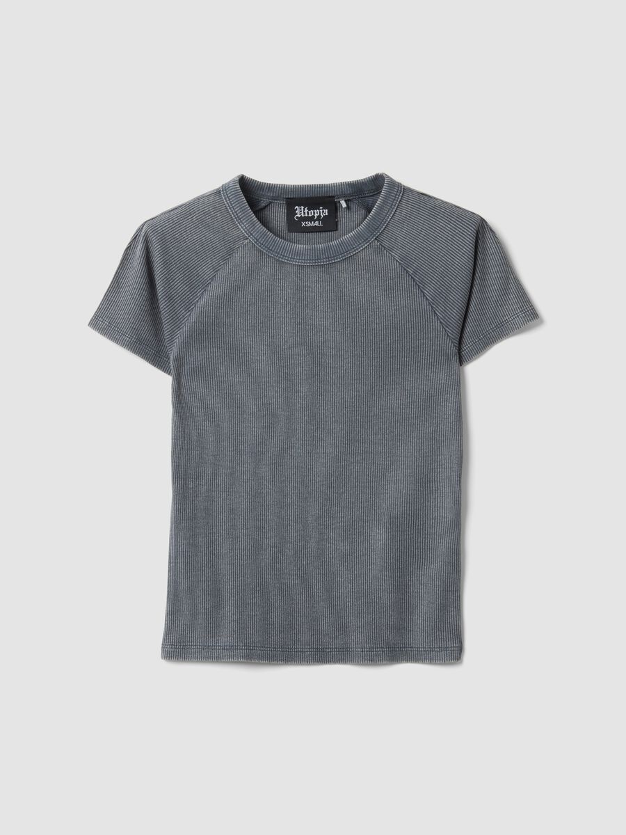 Ribbed Perfect T-shirt Vintage Grey_0