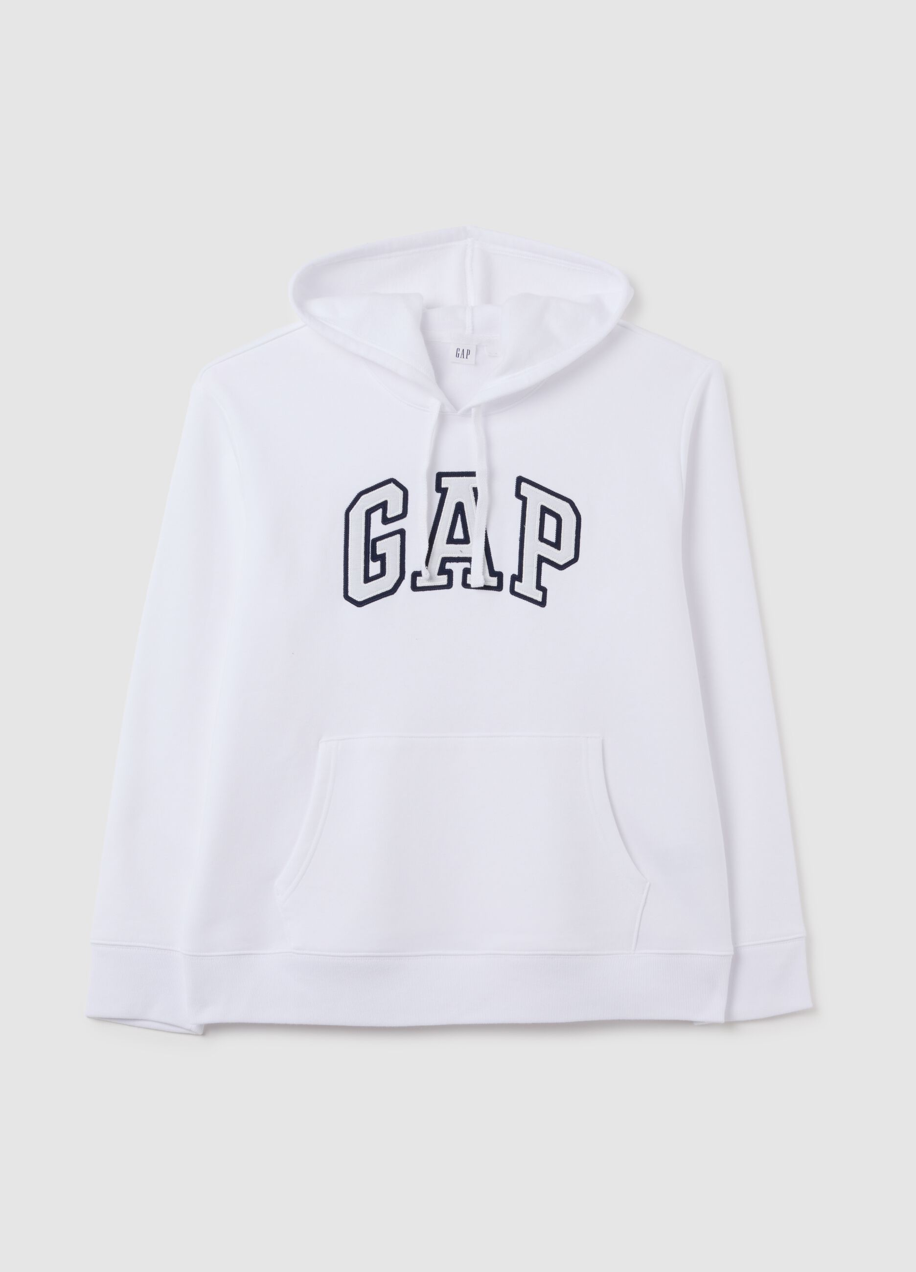 Felpa con cappuccio ricamo logo
