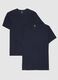 Men's blue pure cotton regular fit T-shirt_4