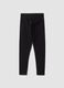 Black slim-fit stretch cotton jersey leggings with Everlast logo_2