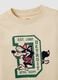 Children's beige pure cotton regular fit t-shirt_2
