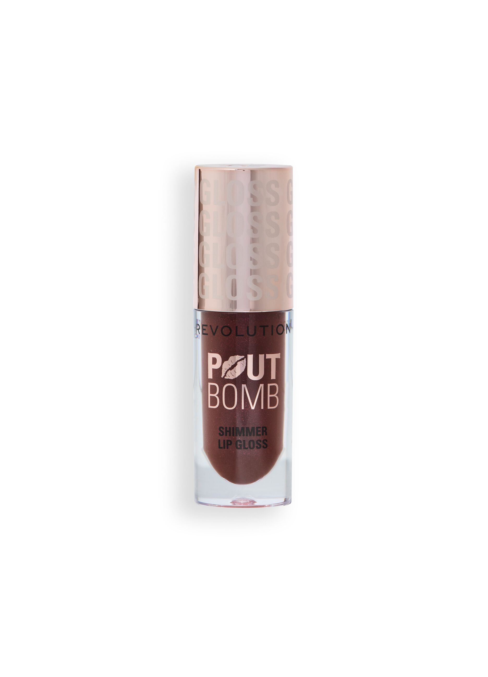 Revolution Pout Bomb Shimmer Gloss Chocolate Sparkle