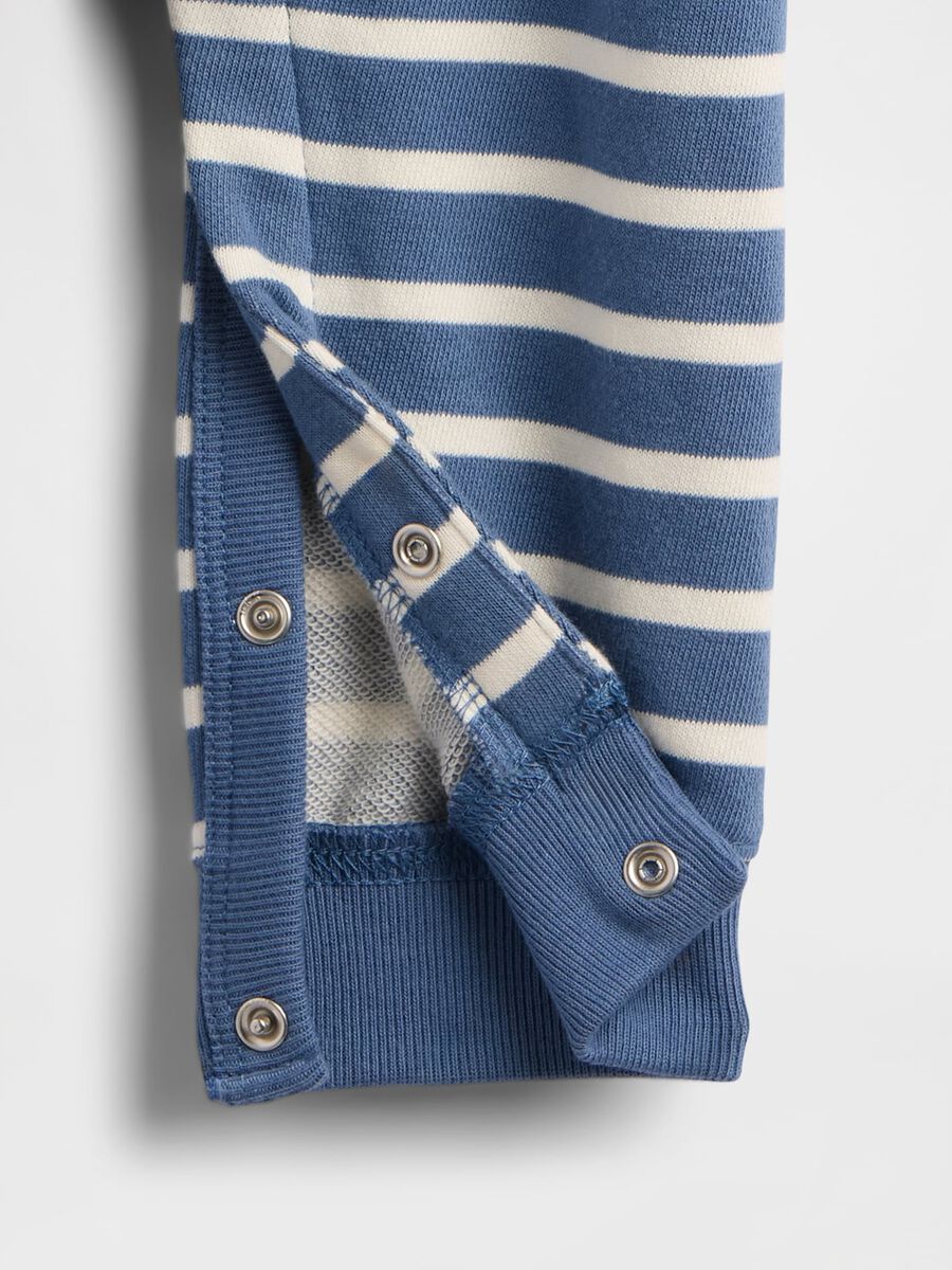 Blue striped cotton jumpsuit_3