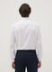White regular-fit pure cotton shirt with cutaway collar_3