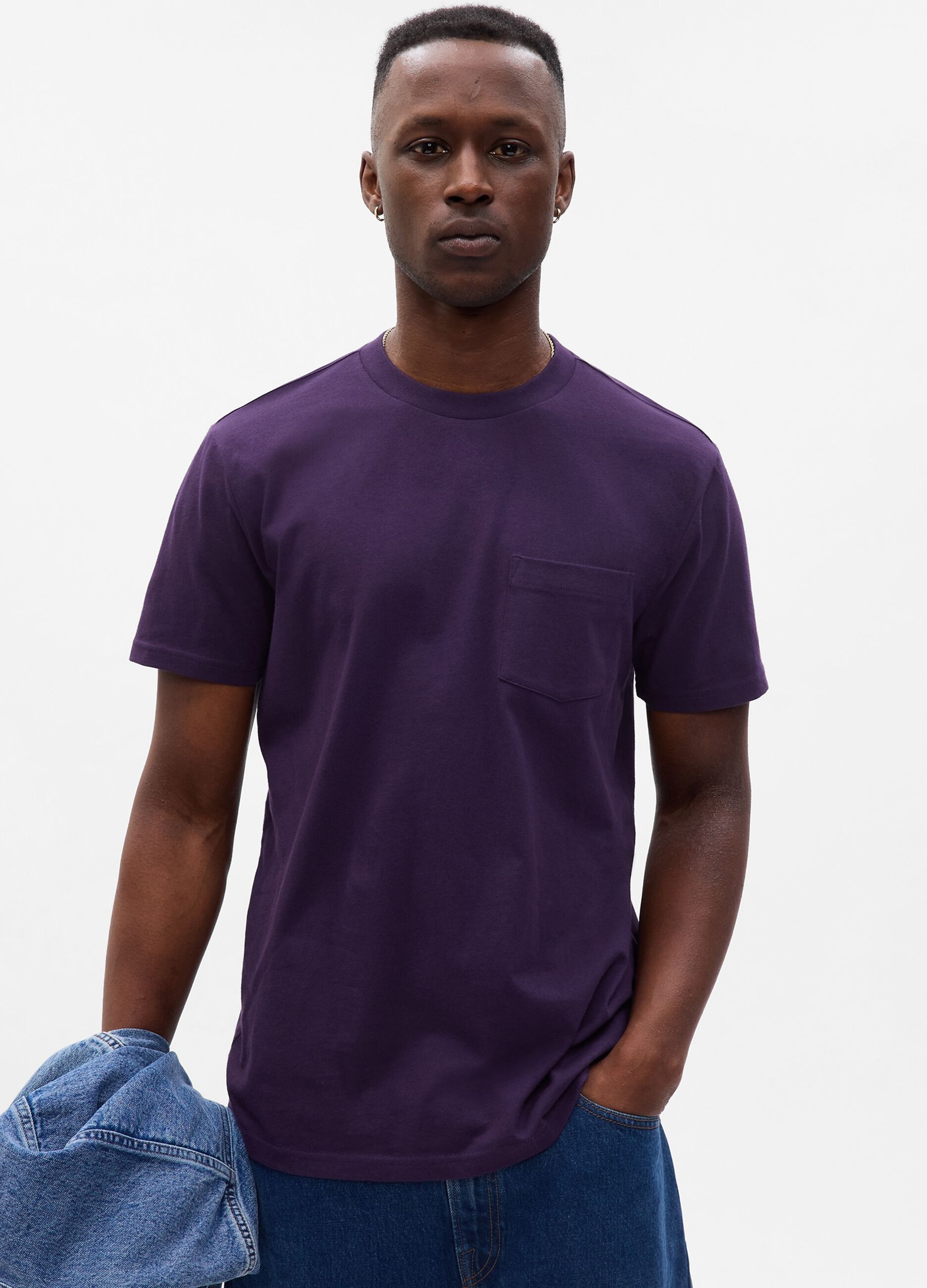 T shirt e Magliette Uomo Viola OVS