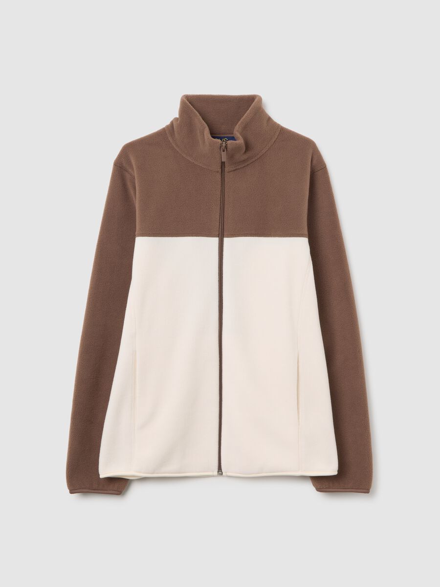 Pile multicolor vestibilità relaxed con zip_4