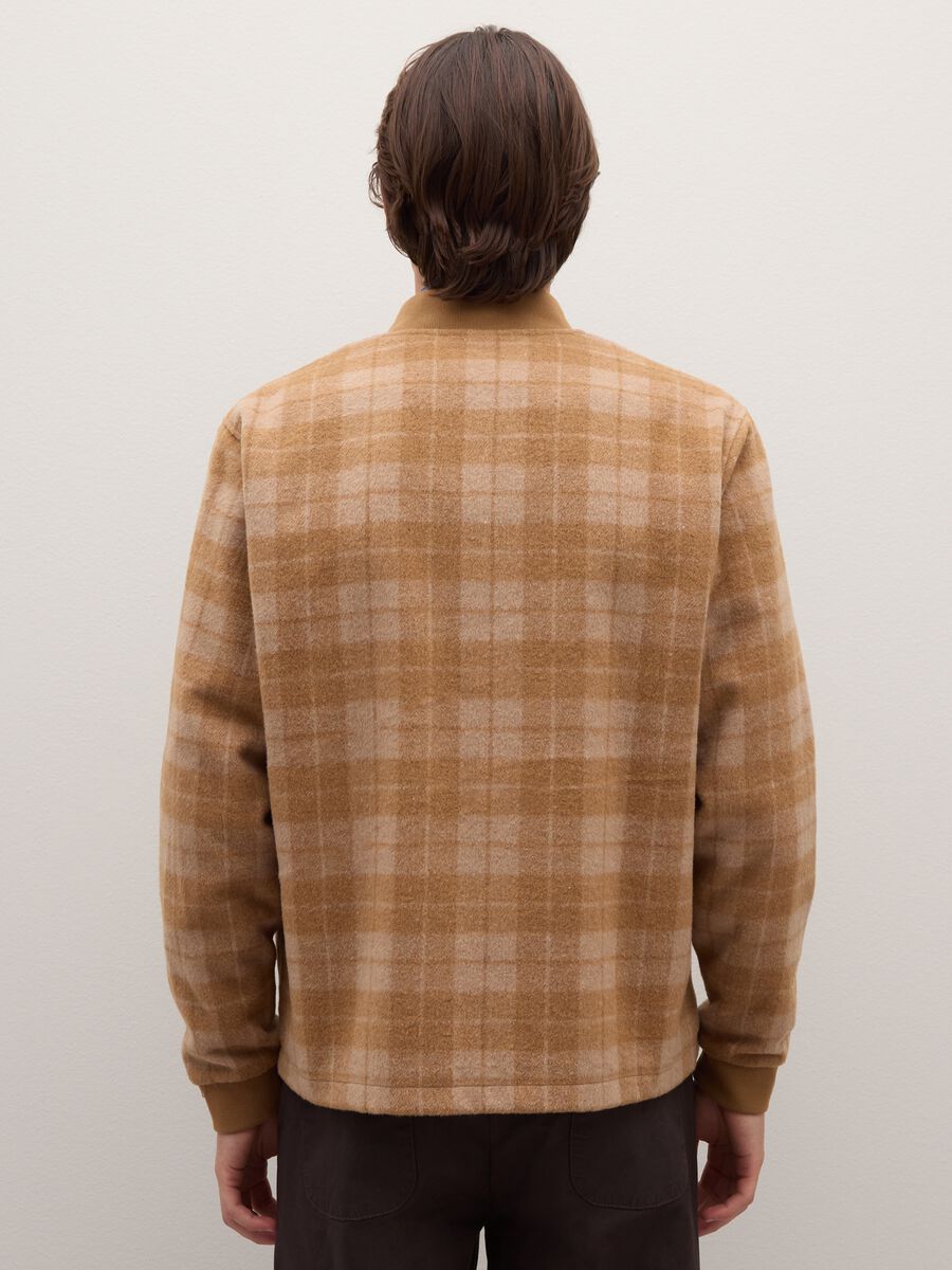 Brown regular fit jacket_2