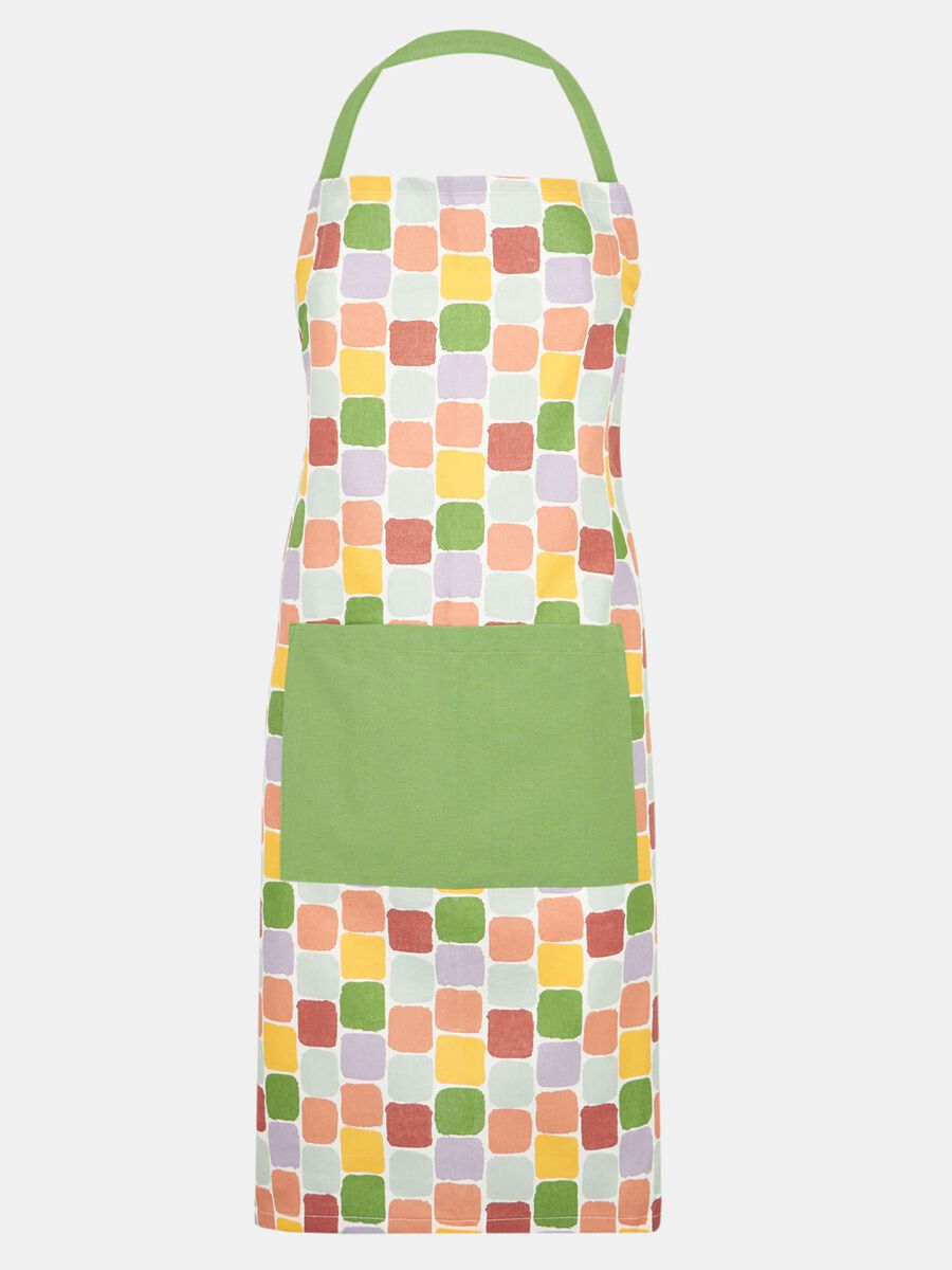 Multicoloured cotton apron_0