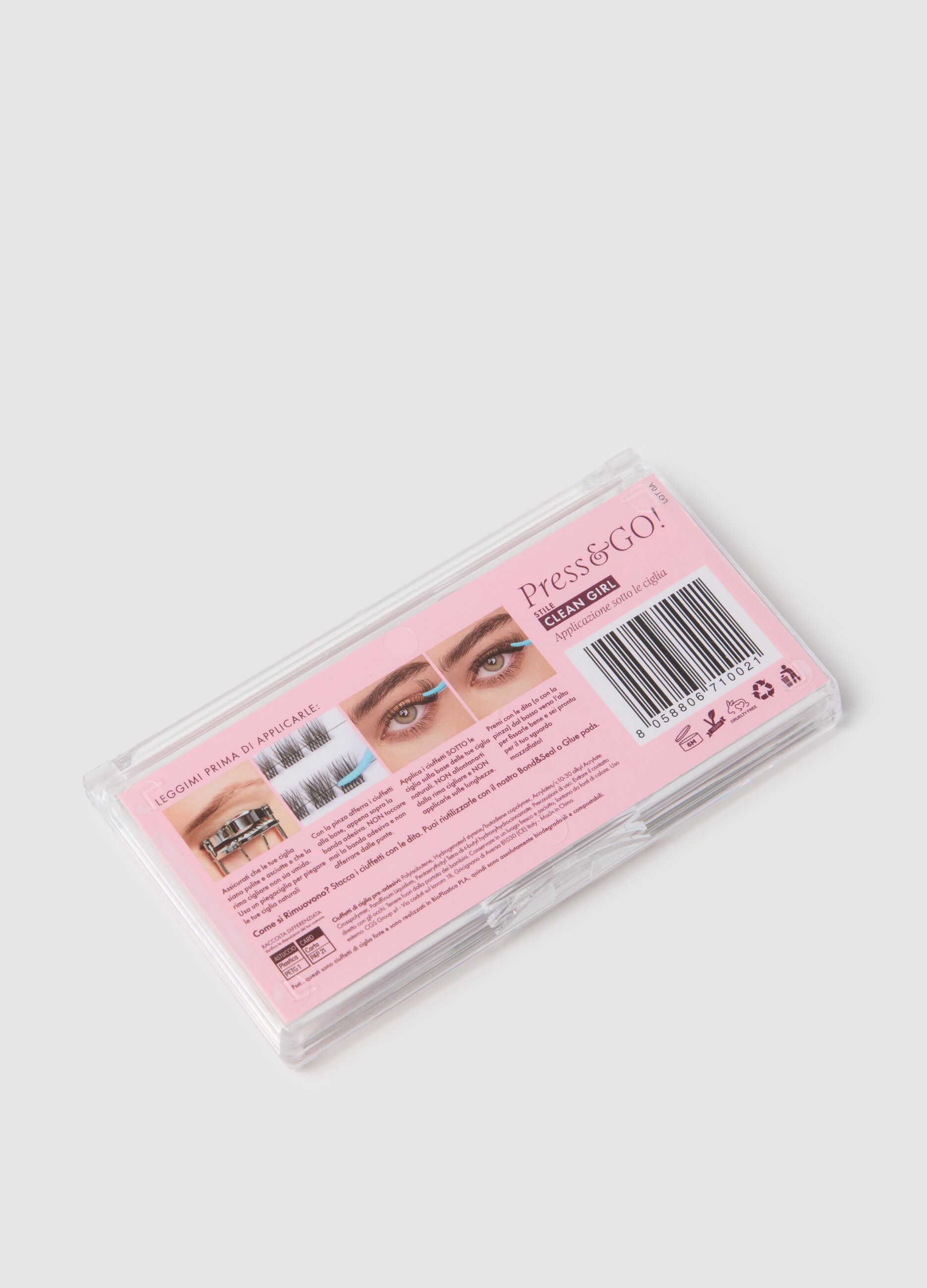 Confezione di Ciglia Press&GO stile Clean Girl