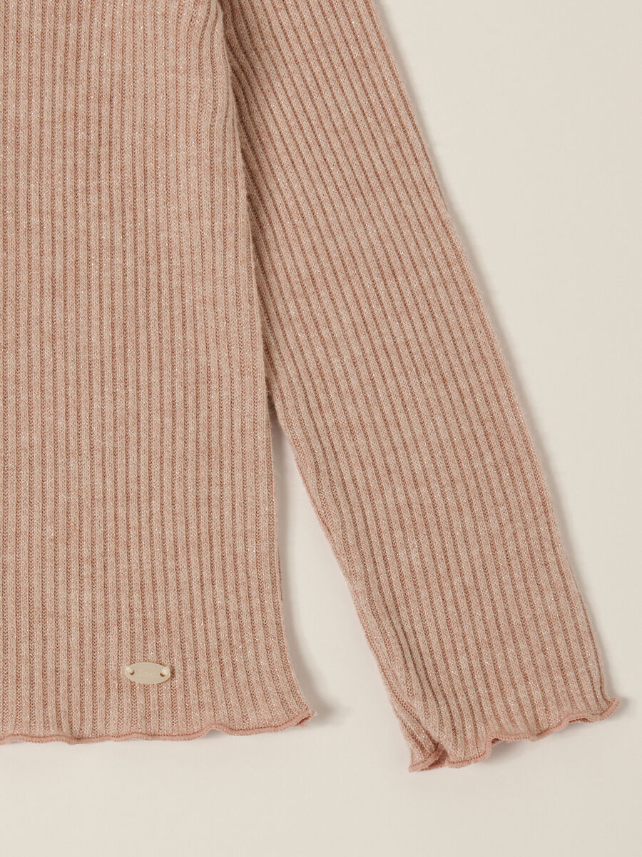 Pink Long-Sleeve Mix Shirt_2
