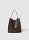 Brown shoulder bag with wide handle_1
