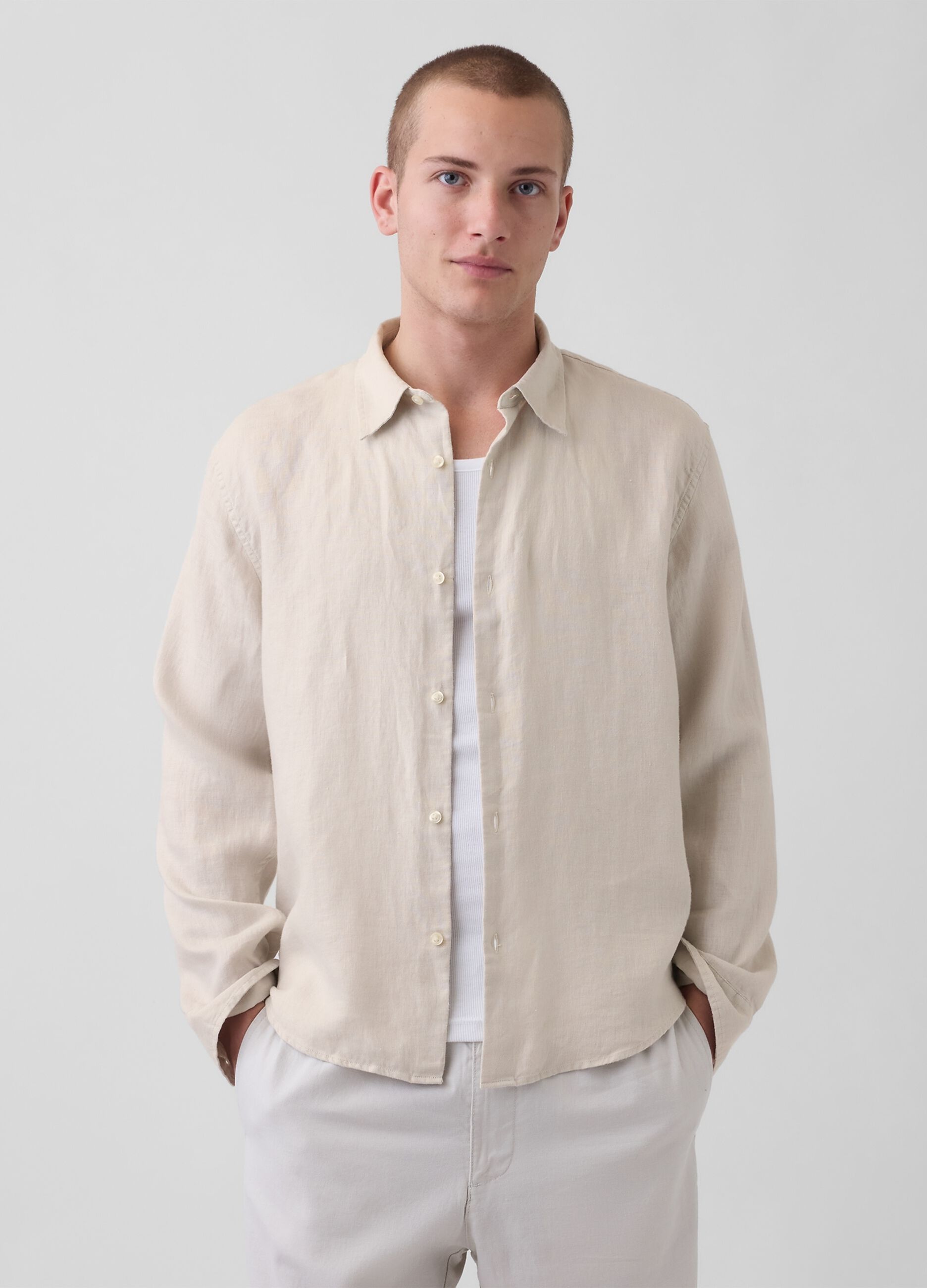 Pure linen shirt