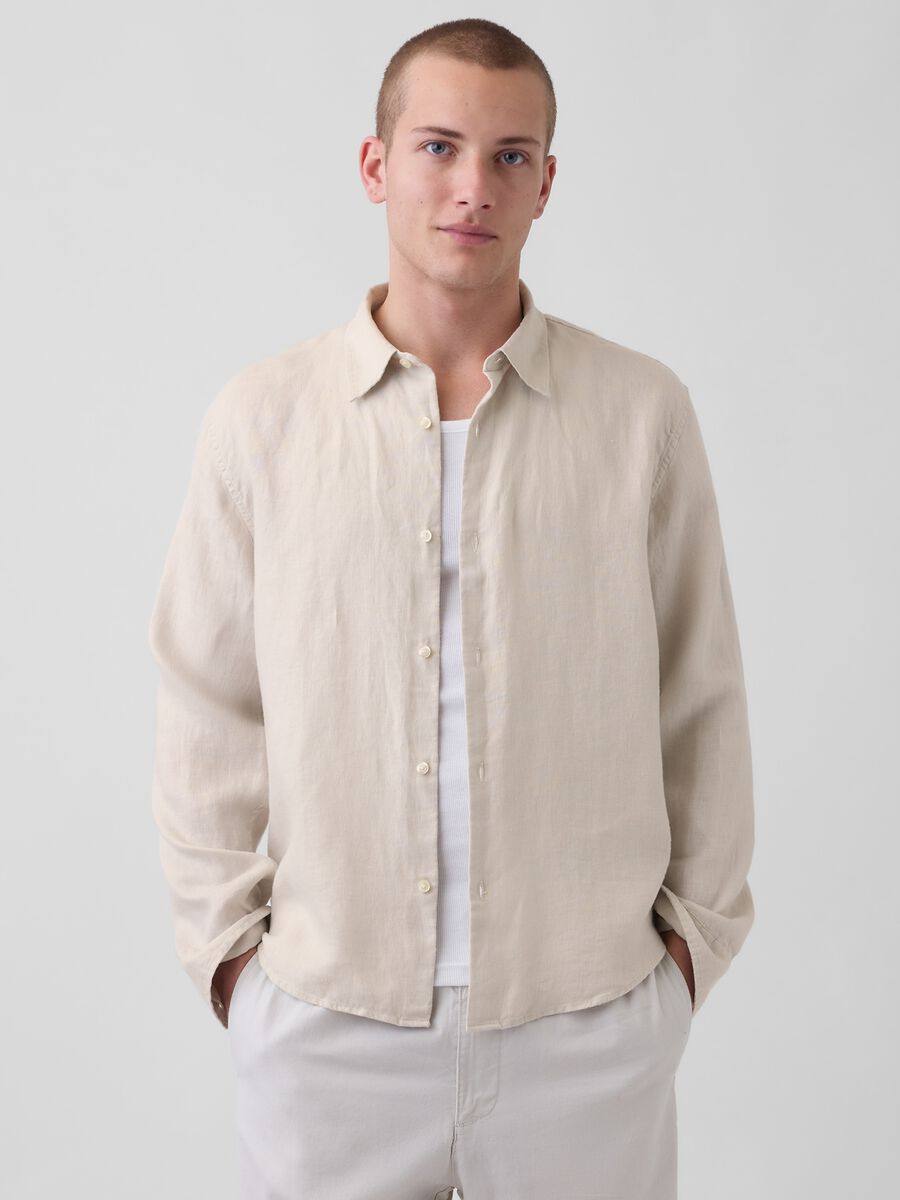 Pure linen shirt_0