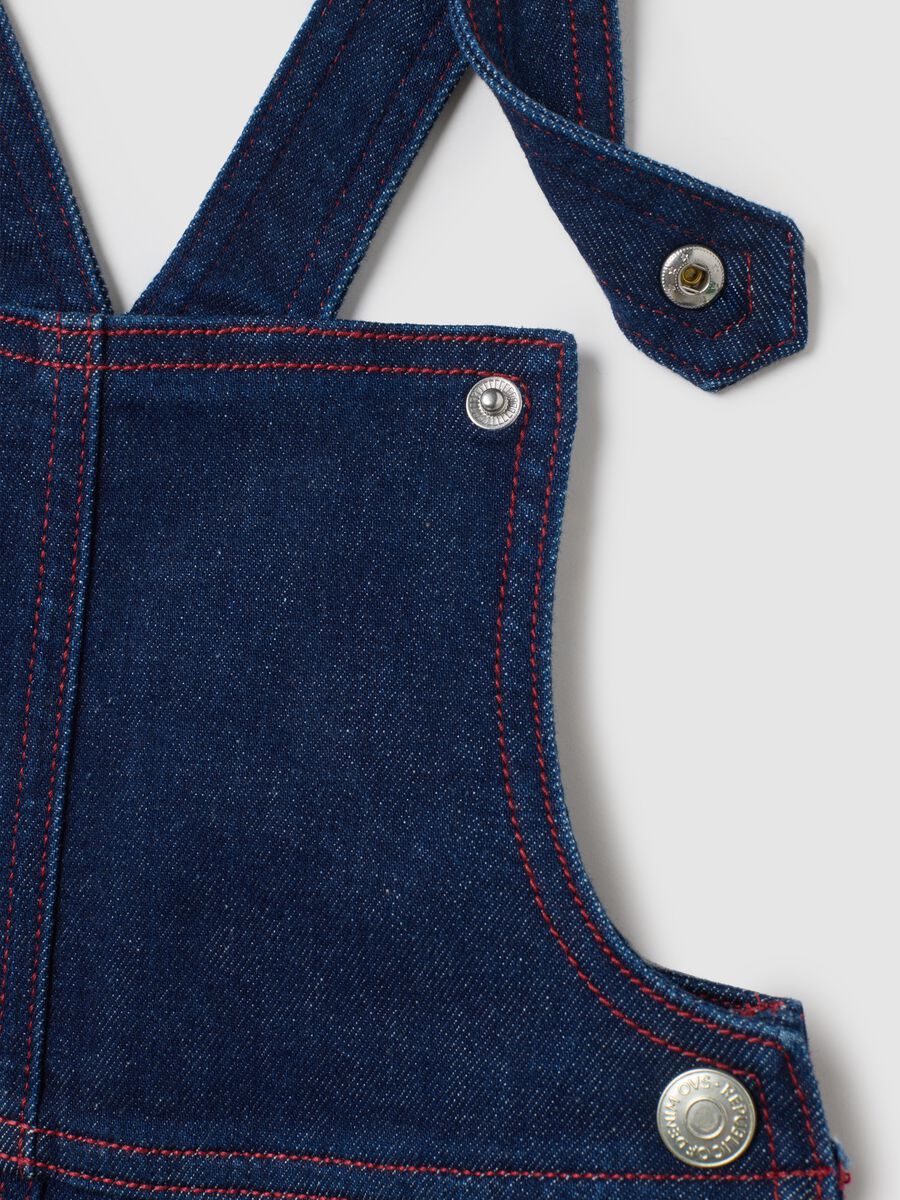Regular fit children's denim dungarees_3