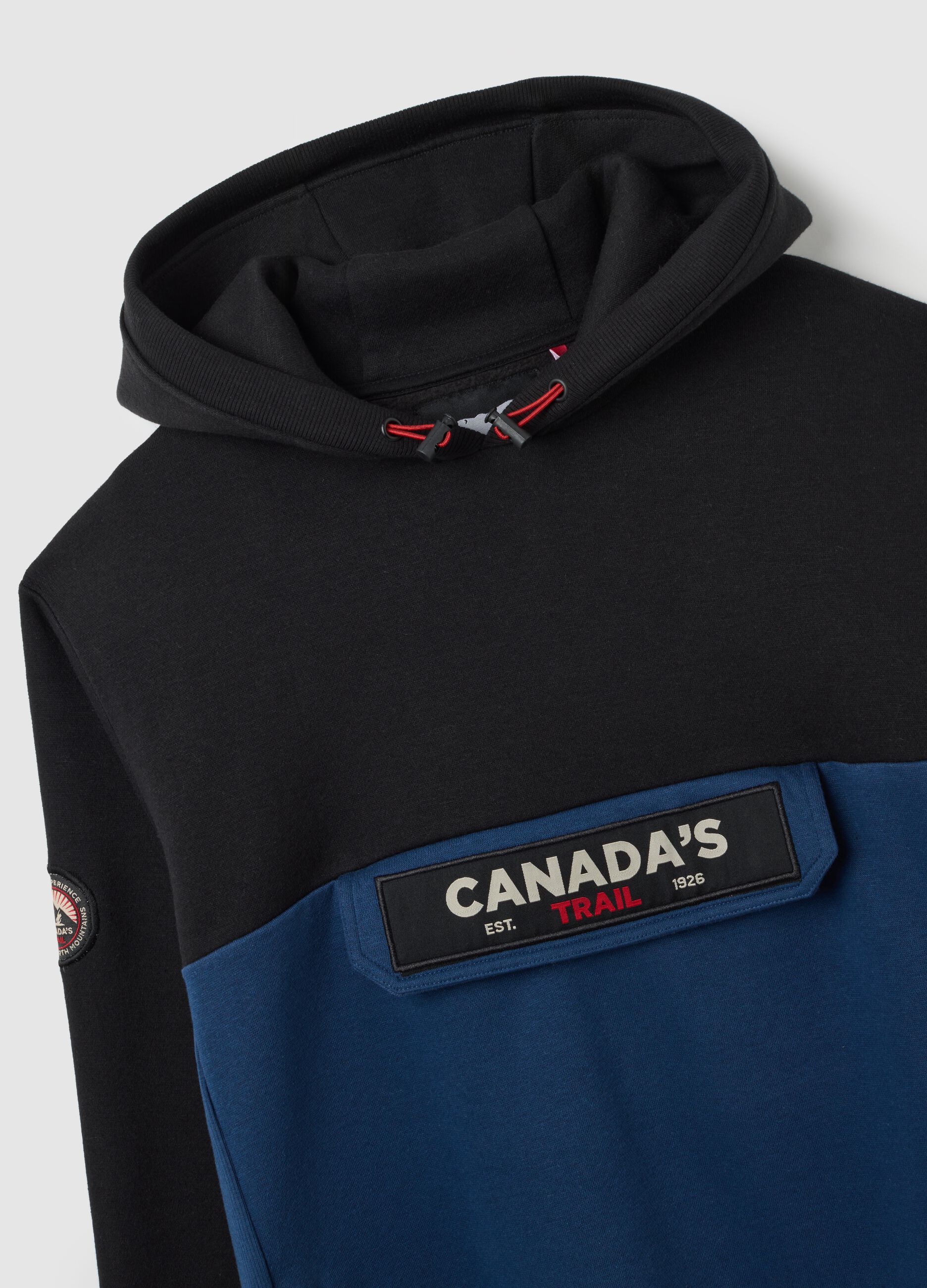 Multicolour cotton blend hoodie