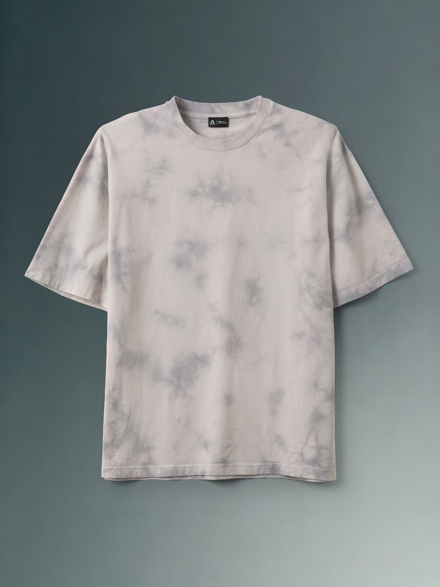 Tie Dye Effect Cotton-Hemp Blend T-shirt ALTAVIA WITH DEBORAH COMPAGNONI_4