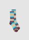 Multicolour striped mohair and stretch alpaca socks_0