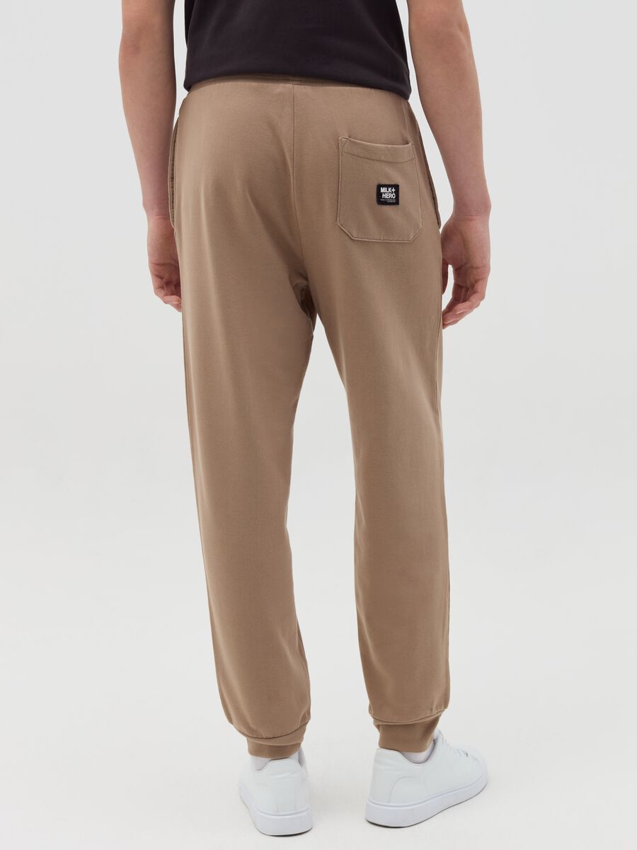 Fleece joggers with print_2