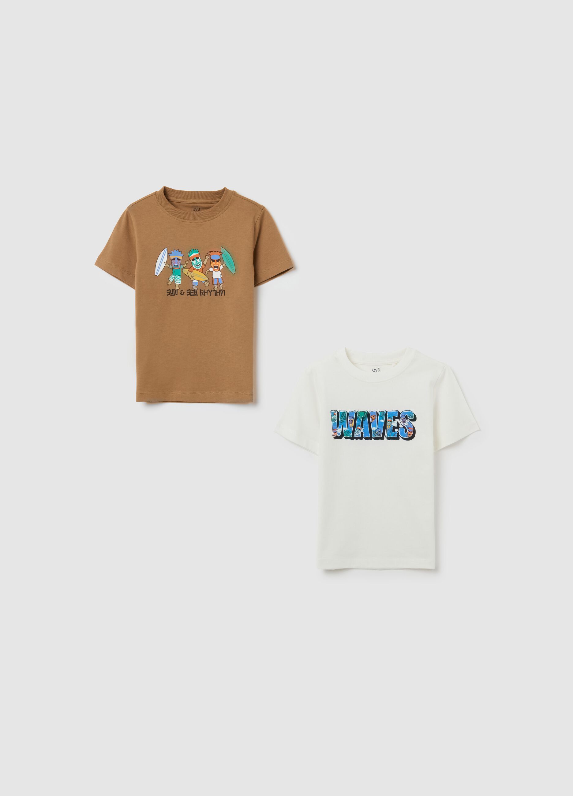 Two-pack tops in cotton