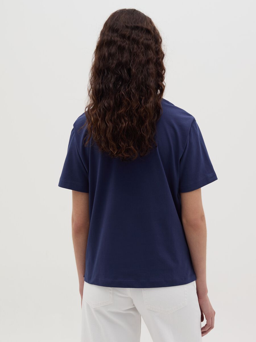 Solid colour cotton T-shirt_3