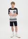 Boys&rsquo; black shorts in 100% cotton with regular fit_0