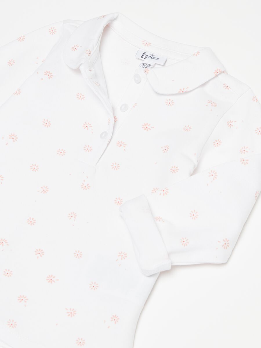 Long-sleeved polo shirt with print_2