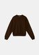 Brown cotton blend sweatshirt regular fit_3