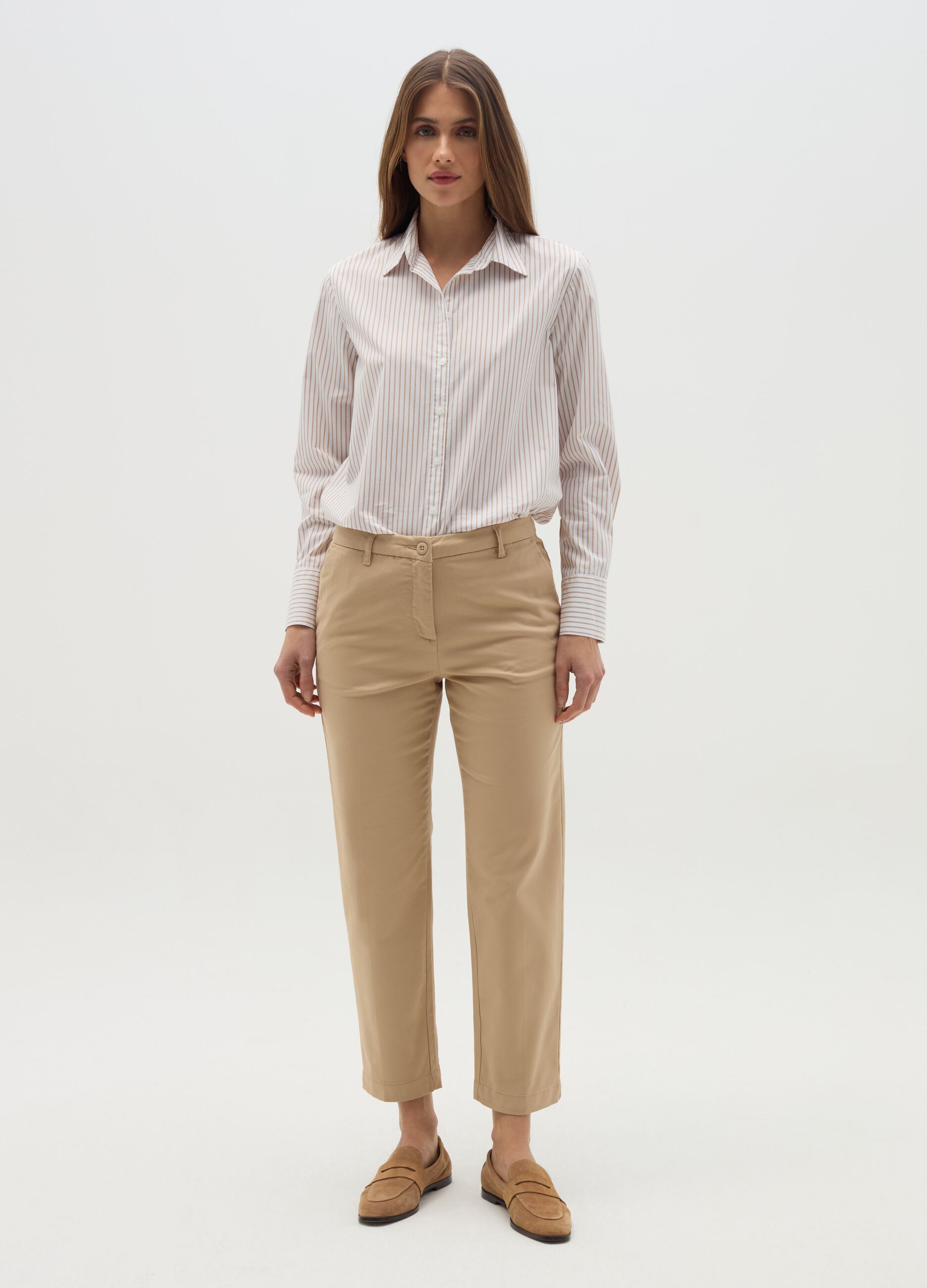 Pantalone chino in cotone stretch