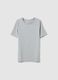 Round-neck T-shirt in cotton and modal mélange_2