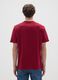 Red pure cotton regular fit T-shirt_2