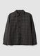 Multicolour pure cotton checked shirt with oversized fit_4
