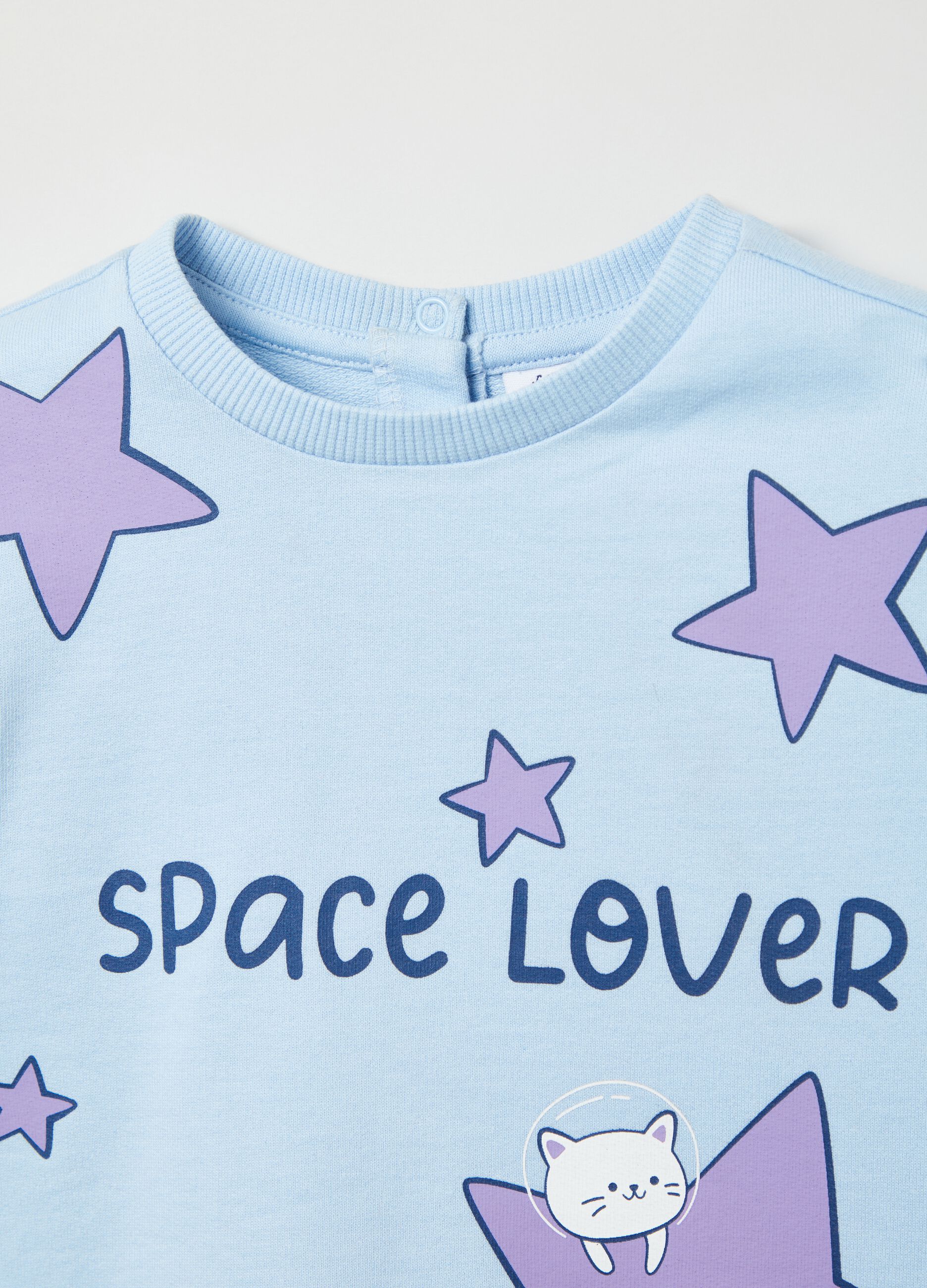 Jogging set in cotone con stampa