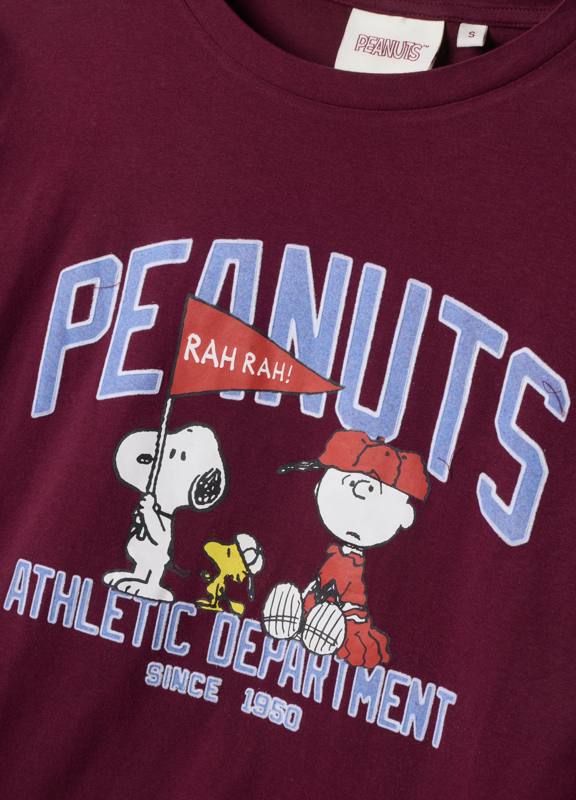 Purple pure cotton Peanuts print pyjama top