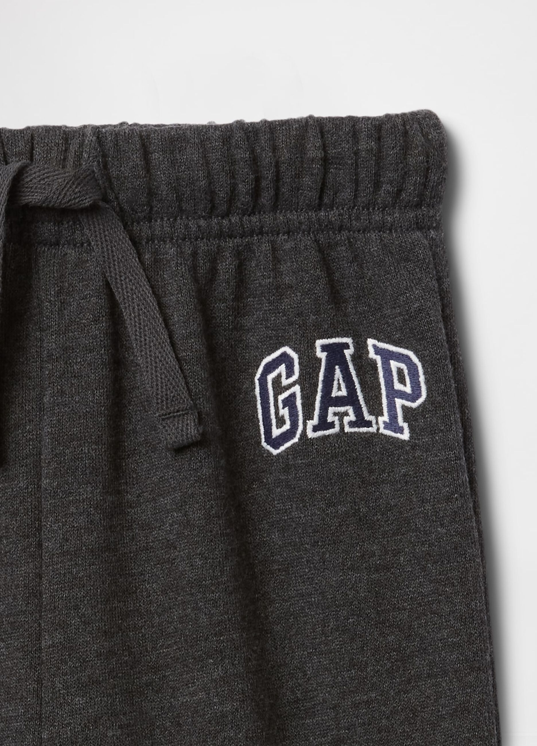 Grey trousers in cotton and polyester blend