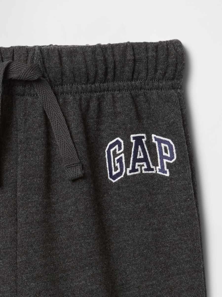 Grey trousers in cotton and polyester blend_2