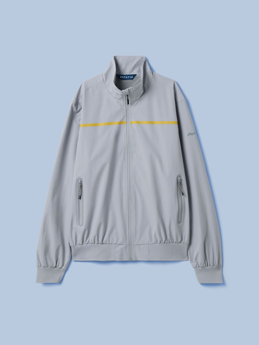 Giubbotto antivento ALTAVIA SAILING grigio con zip_4