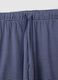 Blue cotton pyjama trousers_5