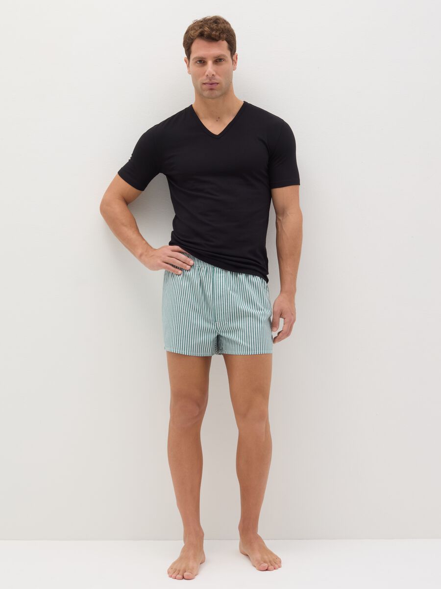 Two-pack woven boxer shorts with pattern_0