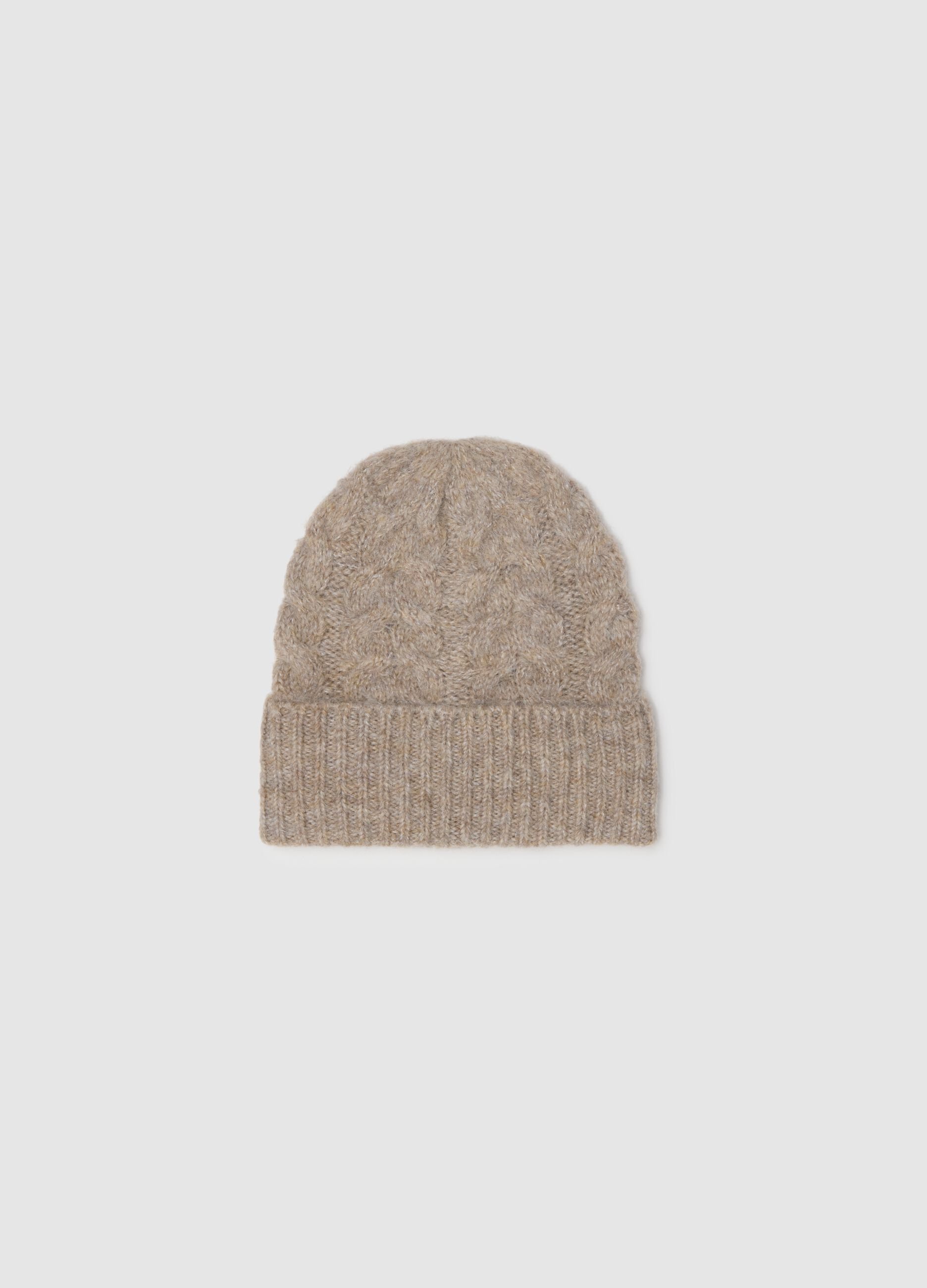 Knitted Beige Hat