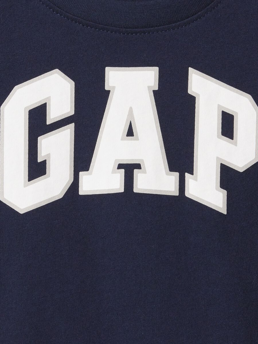Blue Short Sleeve T-shirt with GAP Logo_2