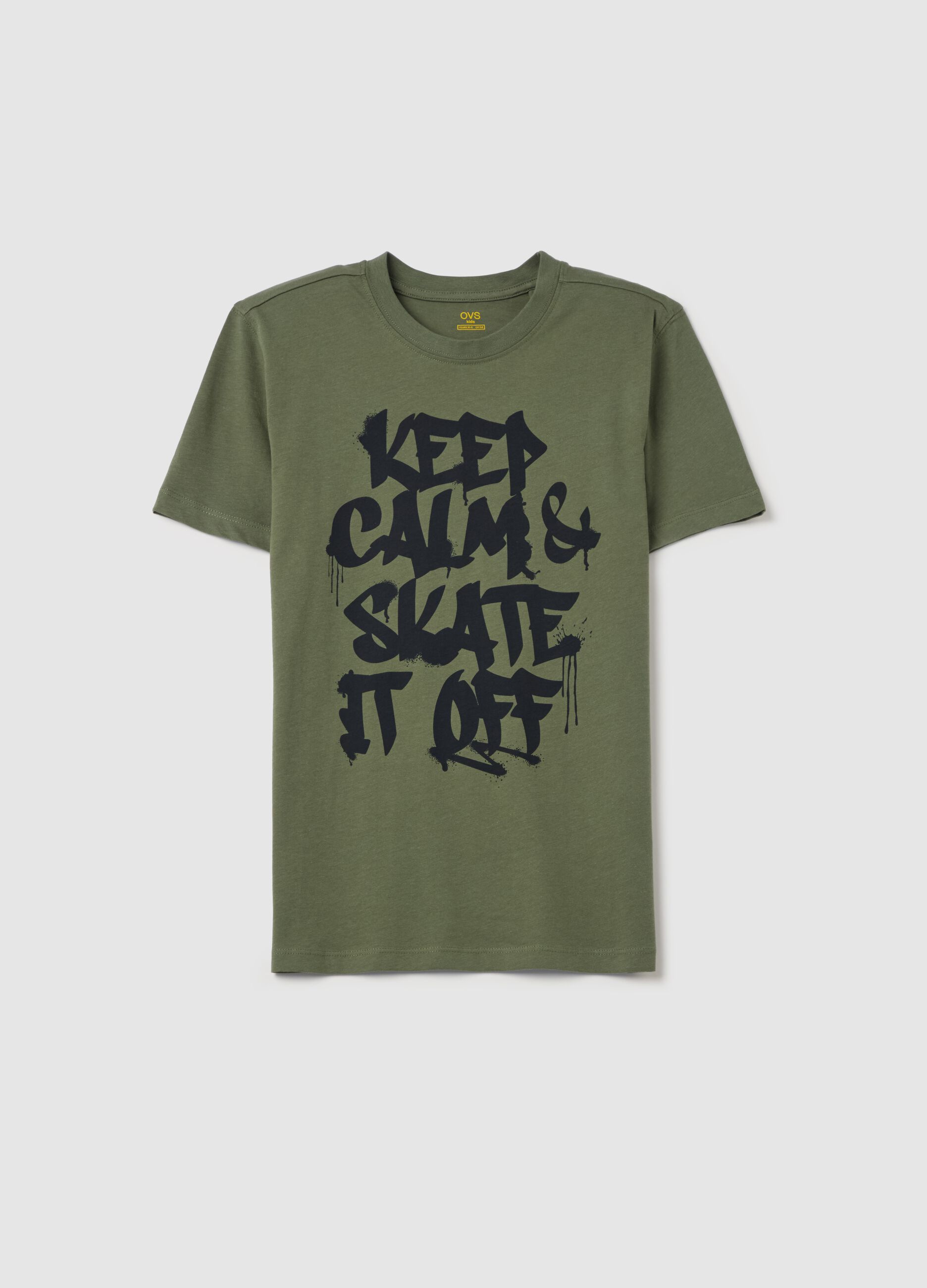Cotton T-shirt with print
