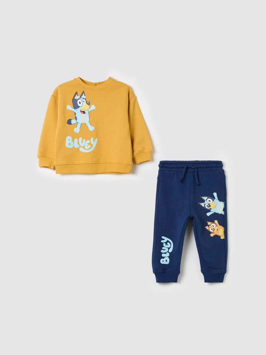 Organic cotton jogging set with Bluey print_0
