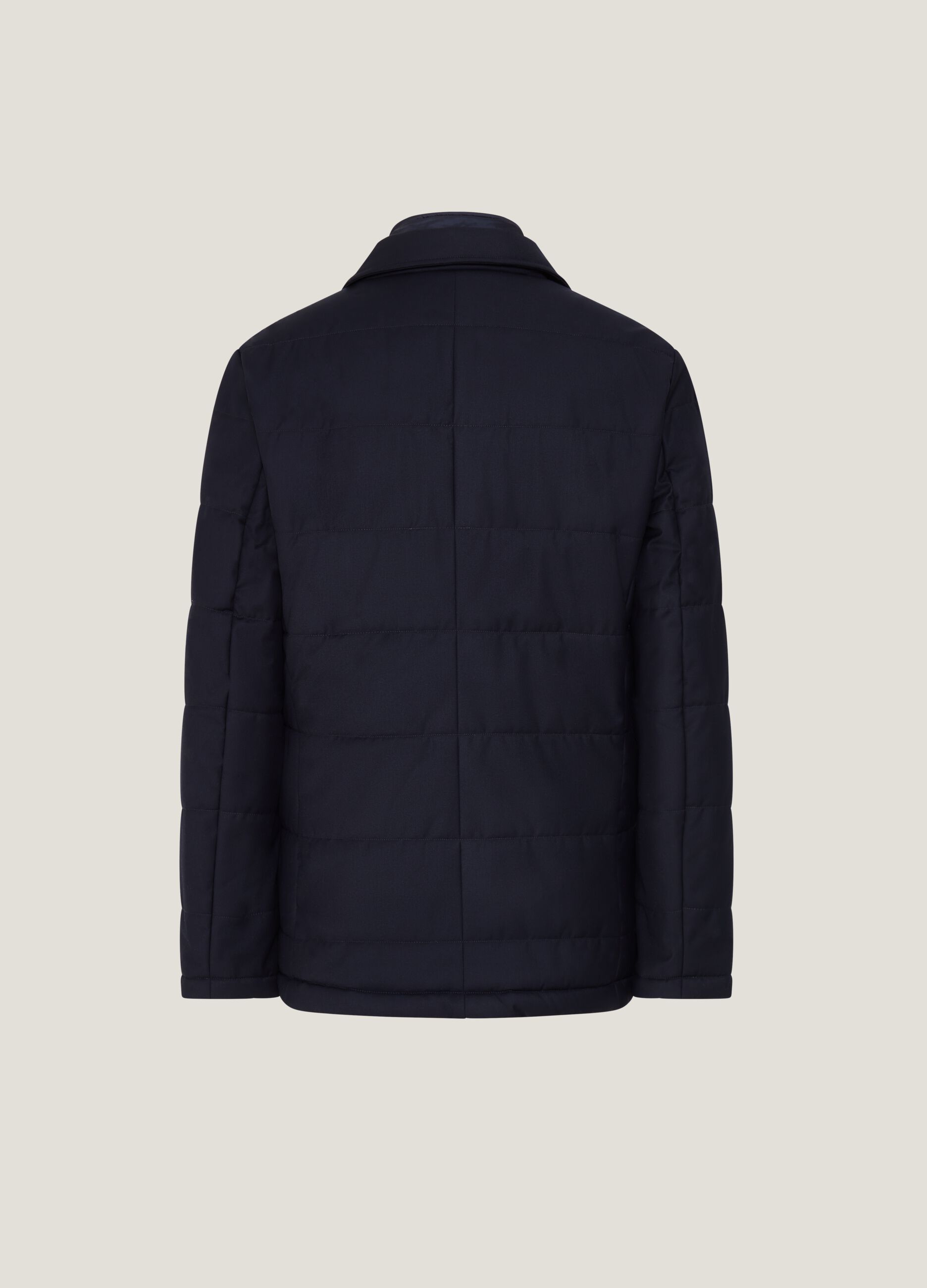 Giacca corta trapuntata con gilet interno_1