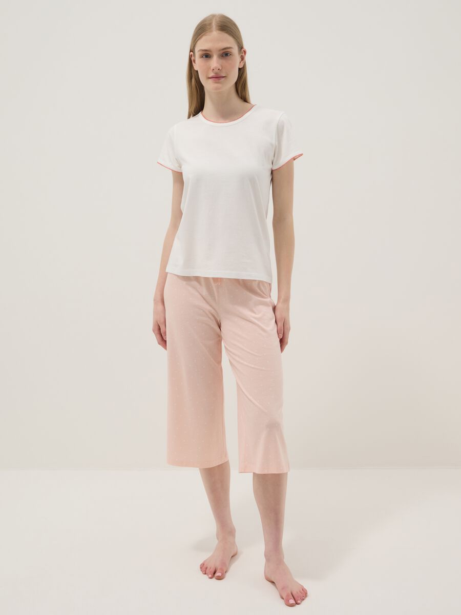 Pigiama in puro cotone multicolor regular fit_0